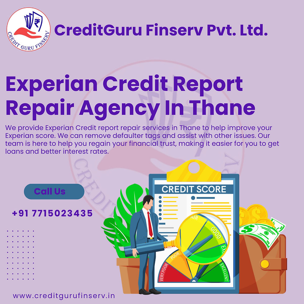 Experian Credit Report Repair Agency In Thane