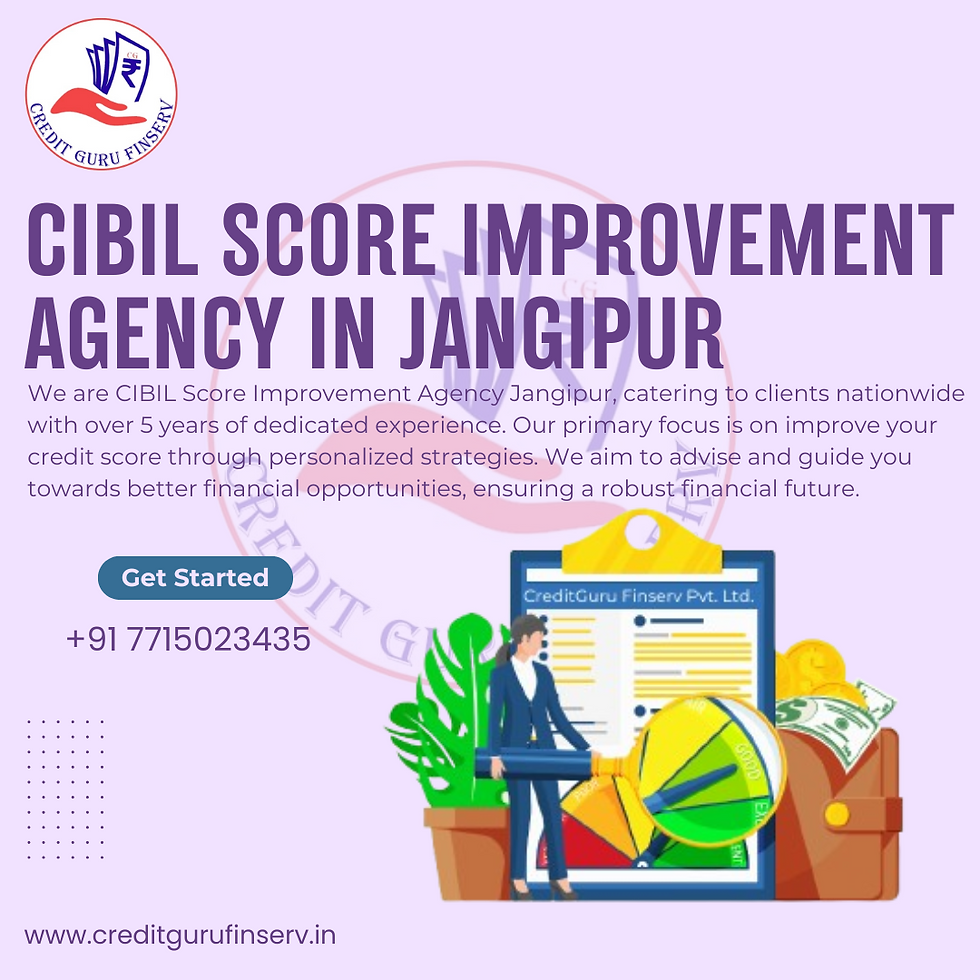 CIBIL Score Improvement agency in Jangipur