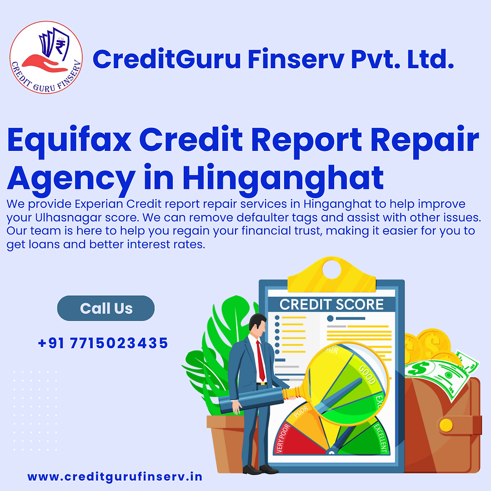 Equifax Credit Report Repair Agency in Hinganghat