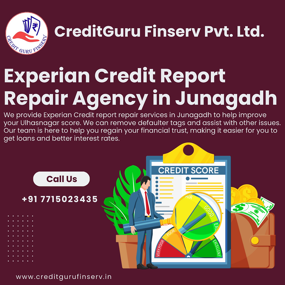Experian Credit Report Repair Agency in Junagadh