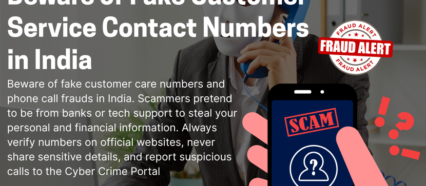 Beware of Fake Customer Service Contact Numbers in India