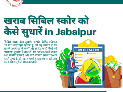 खराब सिबिल स्कोर को कैसे सुधारें in Jabalpur