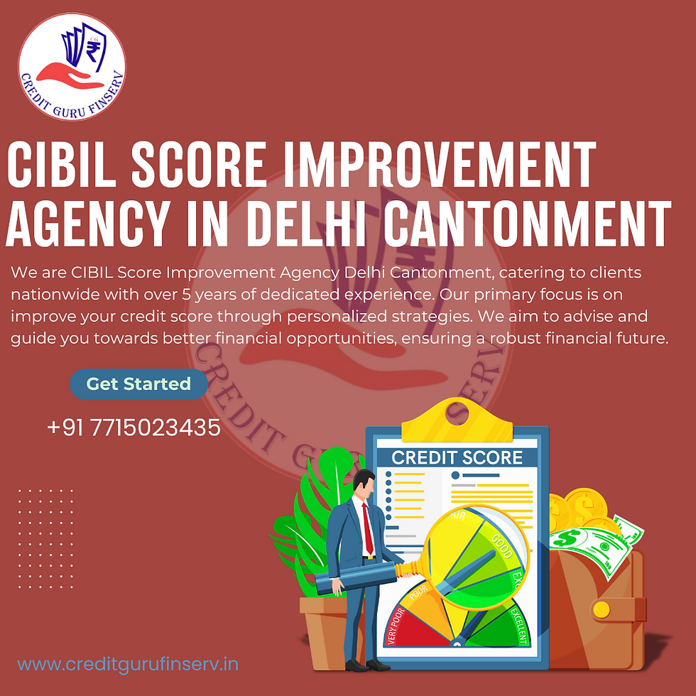 CIBIL Score Improvement Agency in Burari