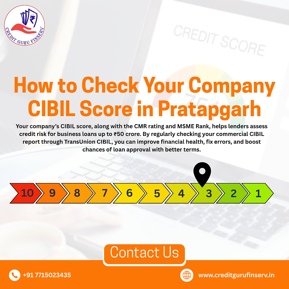How to Check Your Company CIBIL Score in Pratapgarh