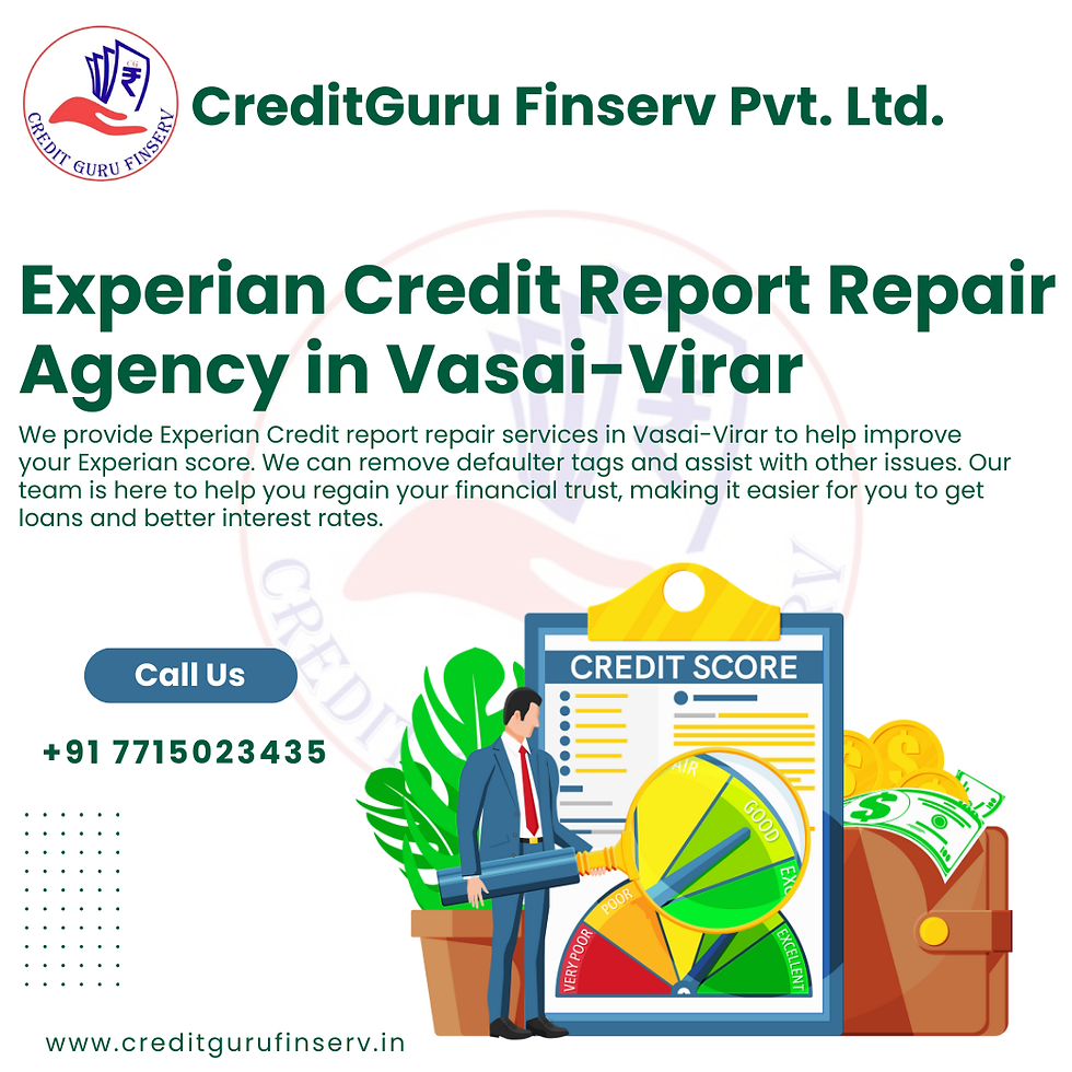 Experian Credit Report Repair Agency in Vasai-Virar