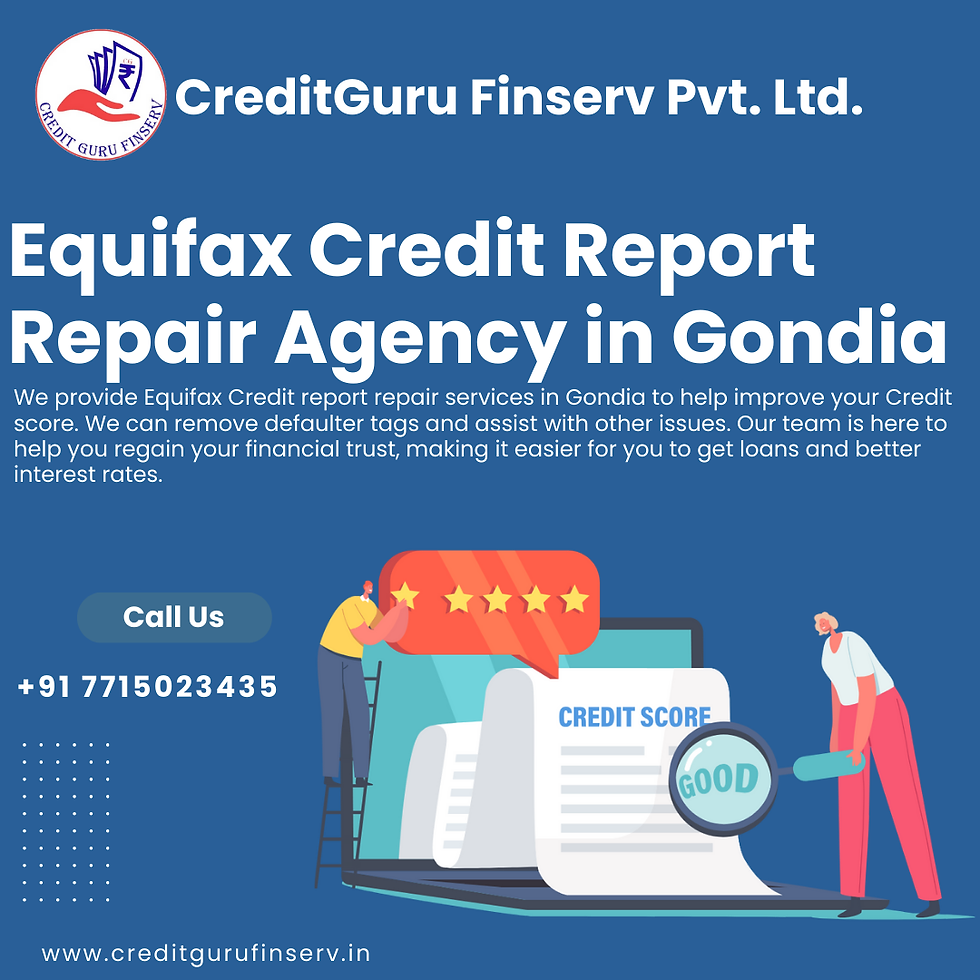 Equifax Credit Report Repair Agency in Gondia
