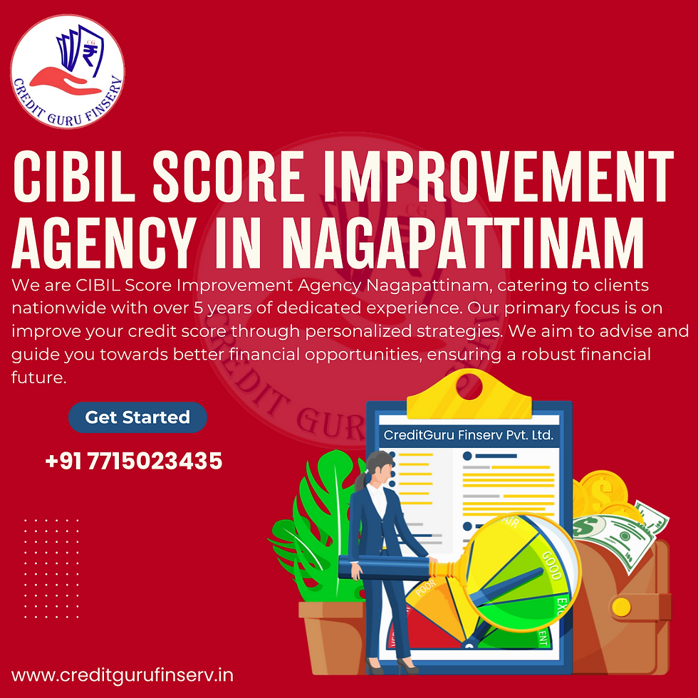 CIBIL Score Improvement agency in Nagapattinam