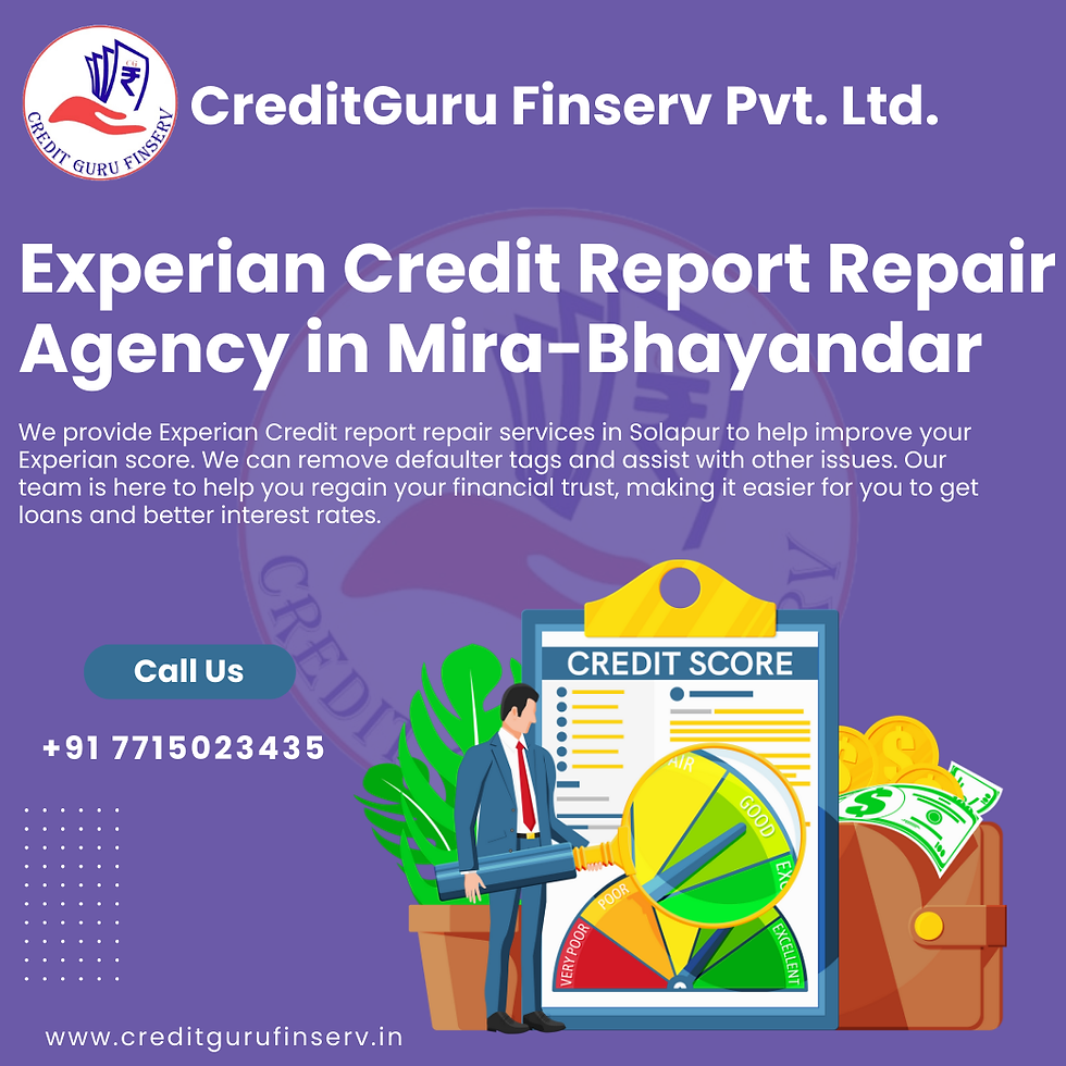 Experian Credit Report Repair Agency in Mira-Bhayandar