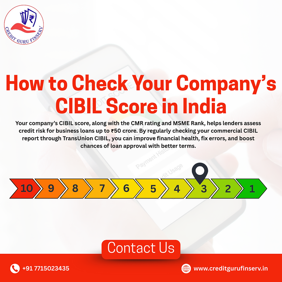How to Check Your Company’s CIBIL Score in India