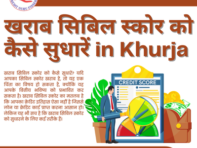 खराब सिबिल स्कोर को कैसे सुधारें in Khurja