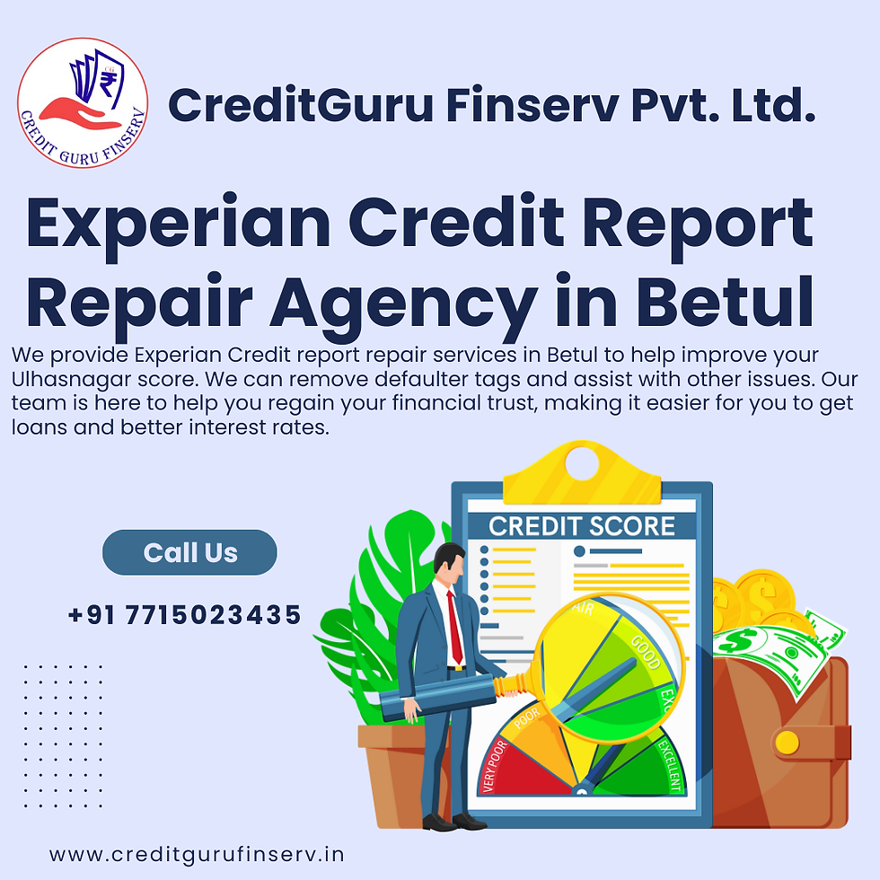 Experian Credit Report Repair Agency in Betul