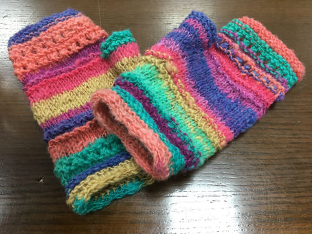 ハデ好きハンドウォーマー