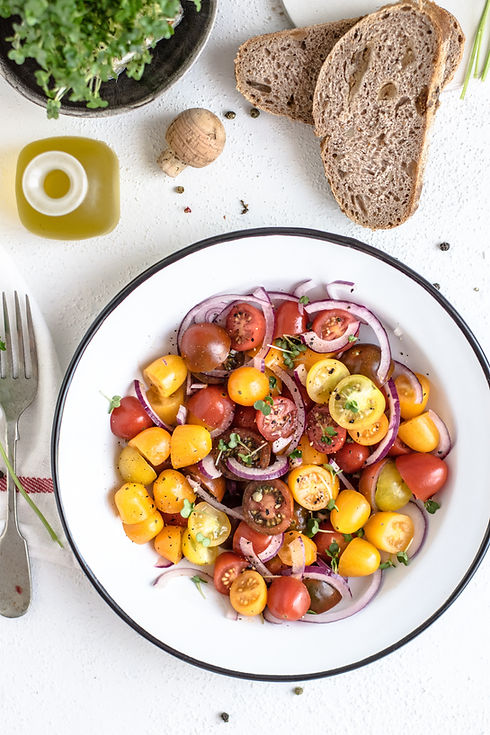 Insalata di pomodori ciliegia
