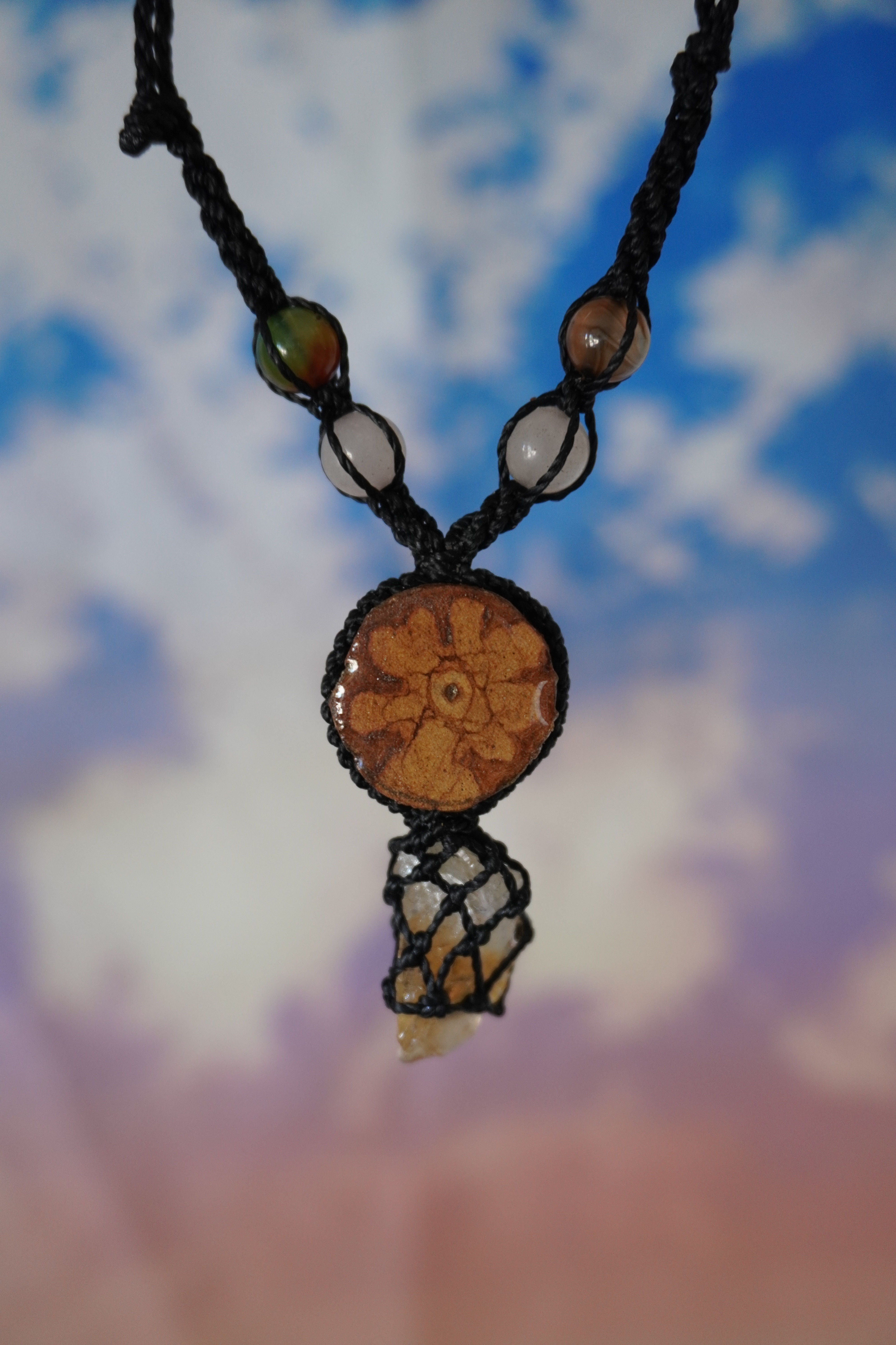 Necklace: Yellow Citrine (Raw)