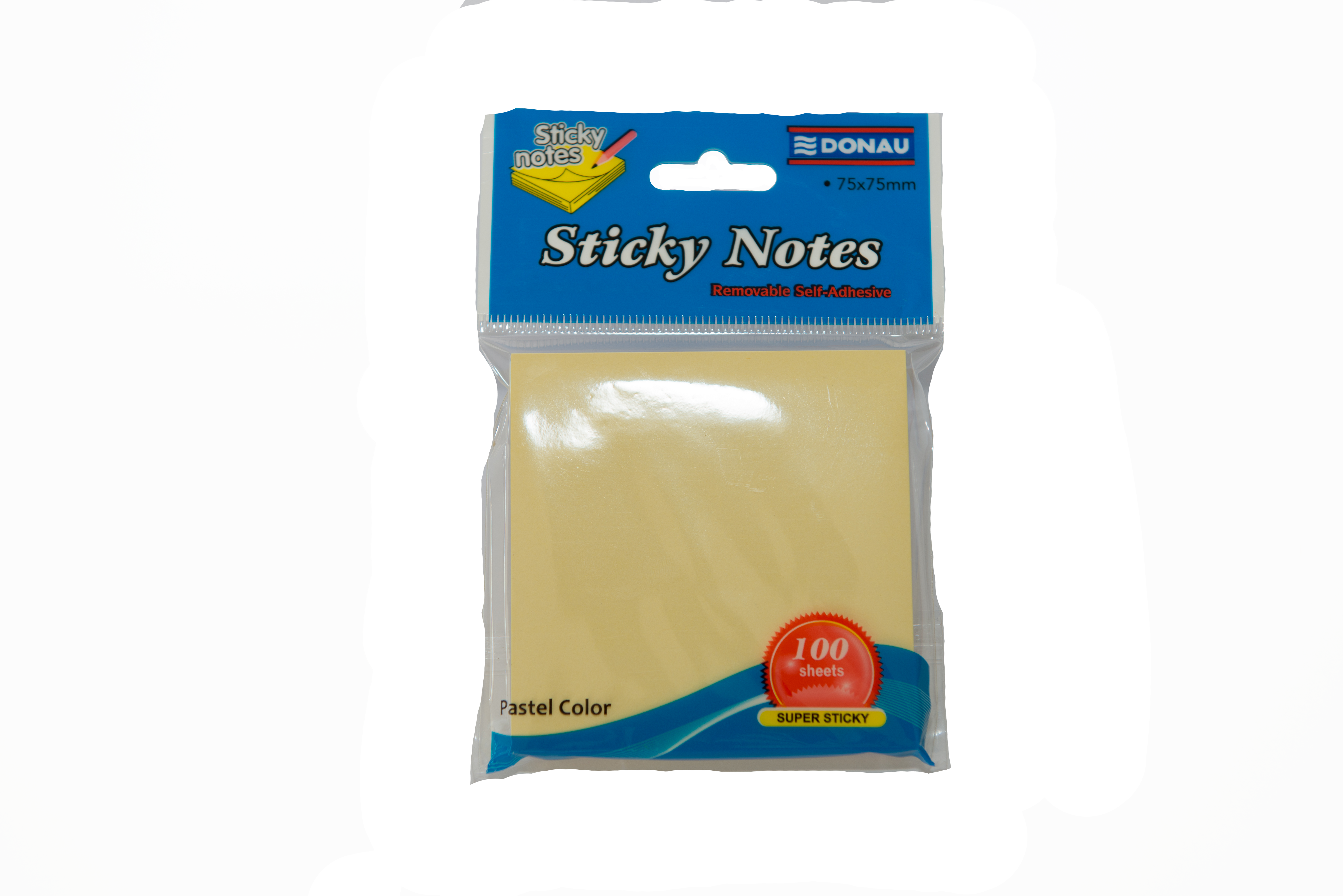 Donau Sticky Notes Pad 75x75 100sheets Pastel