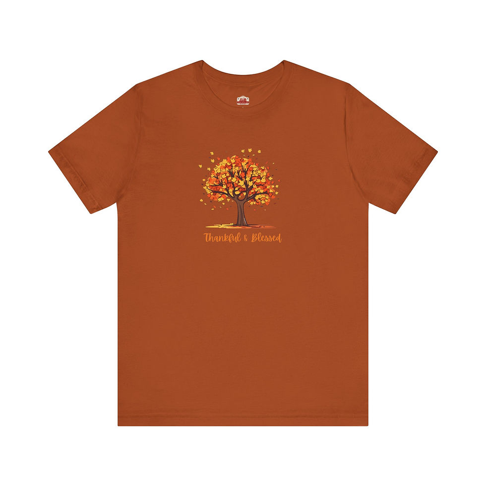 Thumbnail: THANKFUL AND BLESSED Unisex Jersey Short Sleeve Tee