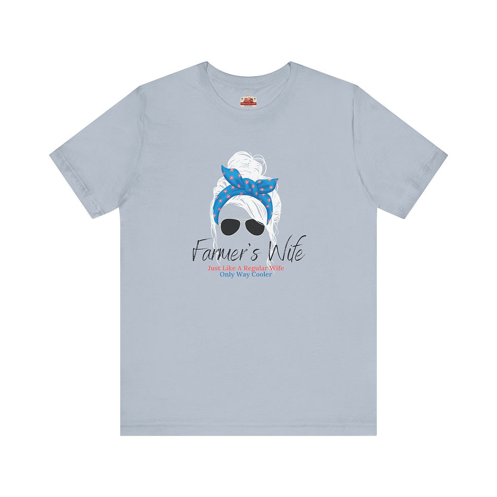 Thumbnail: FARMER'S WIFE (WHITE HAIR) Unisex Jersey Short Sleeve Tee