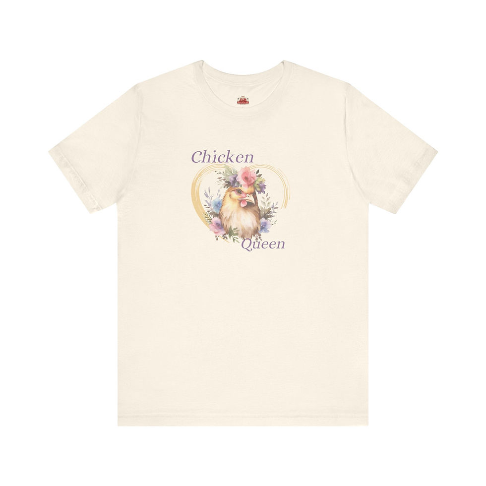 Thumbnail: CHICKEN QUEEN TEE Unisex Jersey Short Sleeve Tee