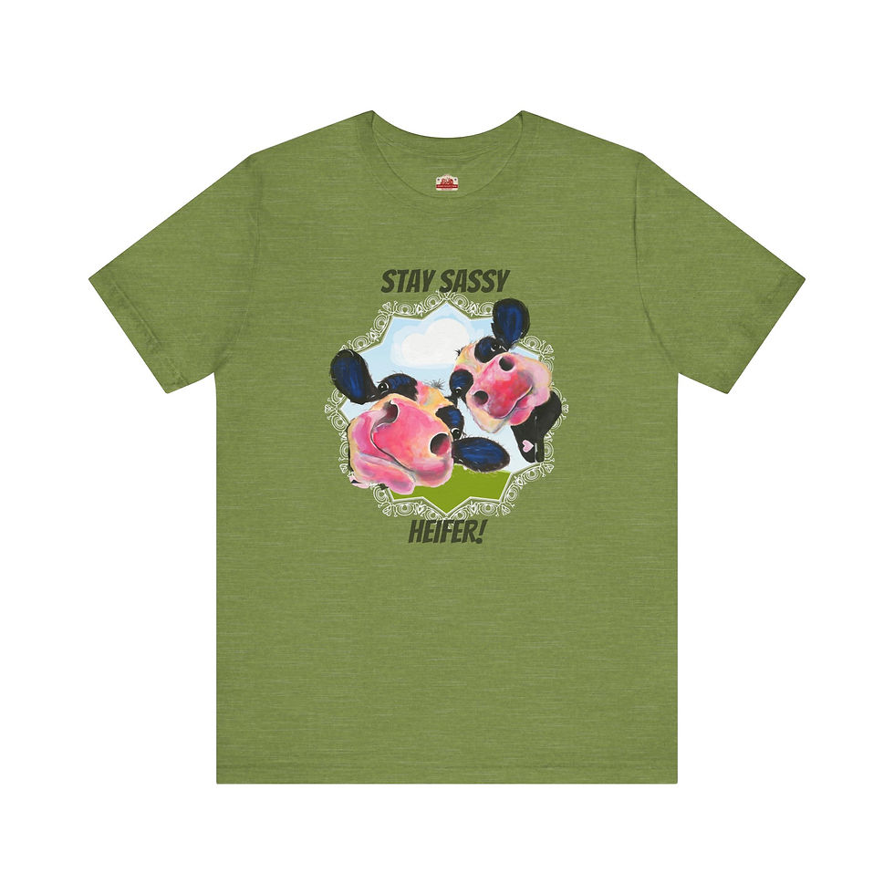 Thumbnail: STAY SASSY HEIFER Unisex Jersey Short Sleeve Tee