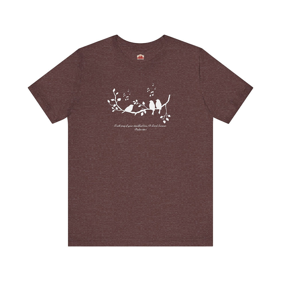 Thumbnail: I WILL SING OF YOUR STEADFAST LOVE Unisex Jersey Short Sleeve Tee