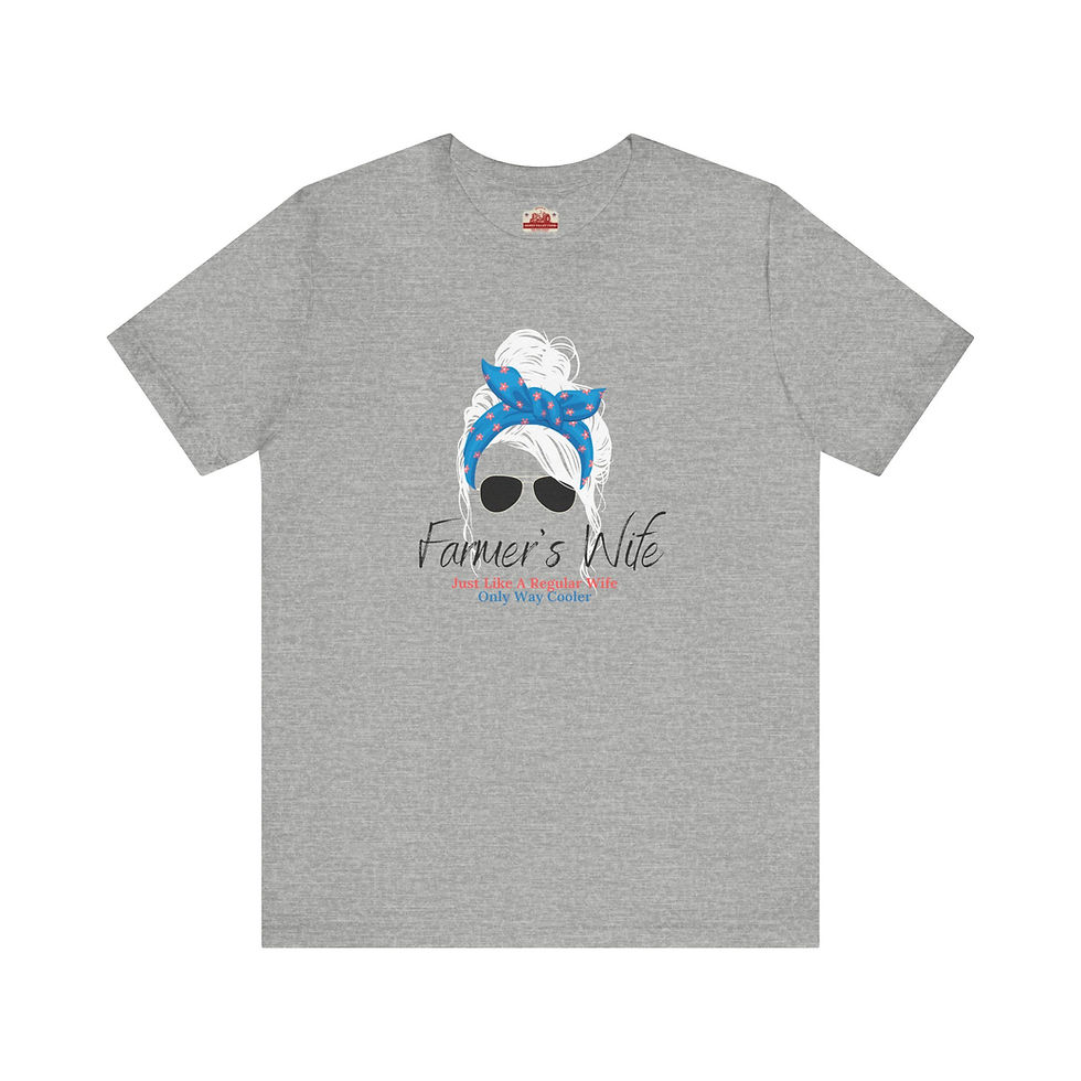 Thumbnail: FARMER'S WIFE (WHITE HAIR) Unisex Jersey Short Sleeve Tee