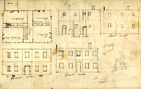 Elevation of the William Clapp House