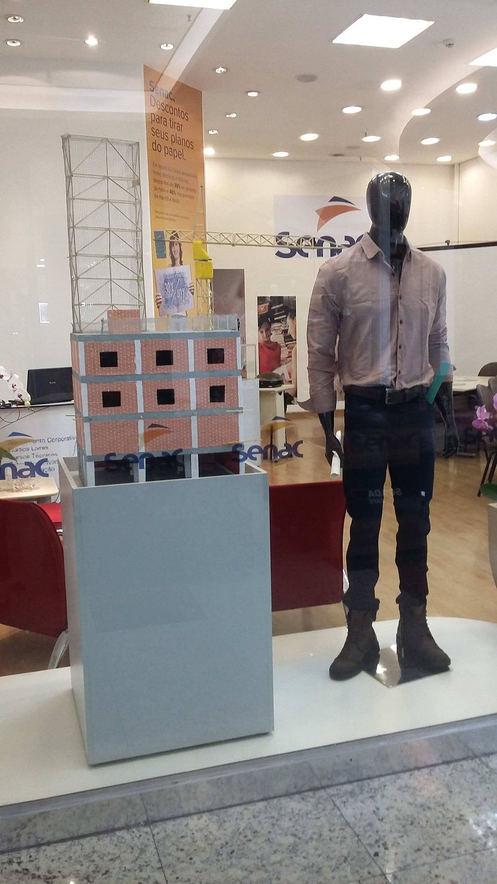 Vitrines Espaço Senac Vale Sul