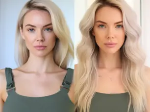 Short to Long Hair Transition with Hair Extensions
