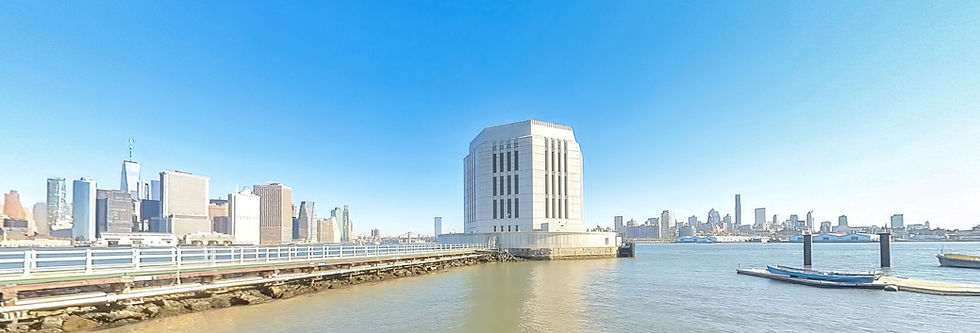 New York Harbor view.