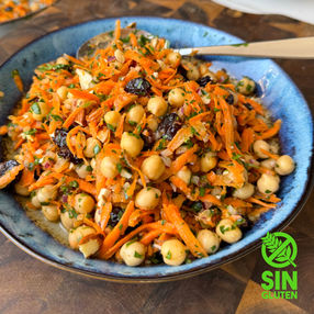 Ensalada de Zanahorias y Garbanzos