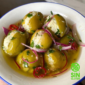 Aceitunas Rellenas de Ricotta y Queso Parmesano