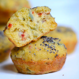 Mini Muffins de Langostinos