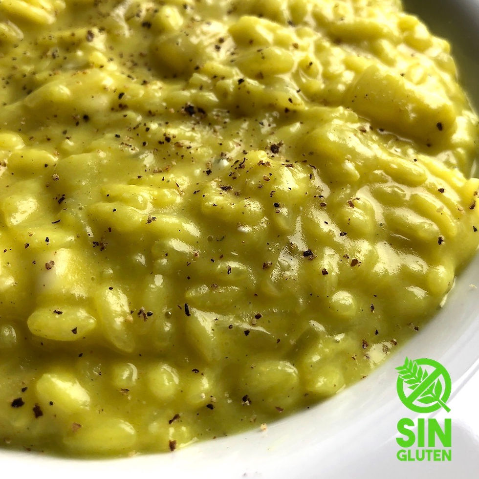 risotto de peras y queso azul