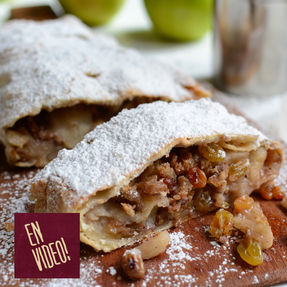 Strudel de Manzana - Masa de Strudel y Relleno de manzana