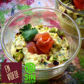 Crema de Palta y Salmón Ahumado