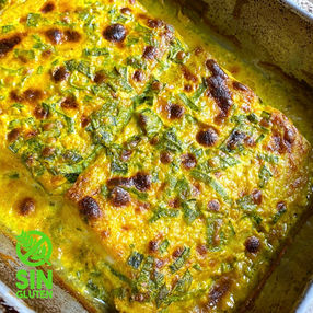 Pescado al Horno con Curry y Verdeo