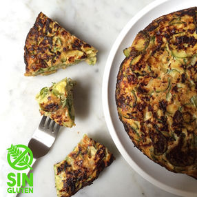 Tortilla de Zucchini o CalabacÃn