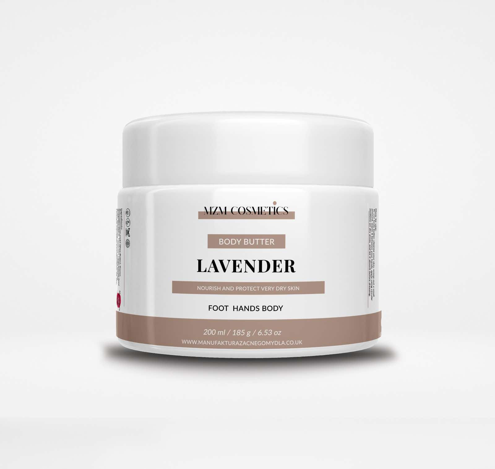 Lavender Body Butter Organic Shea Butter Body Butter Organic Jojoba Oil 200ml