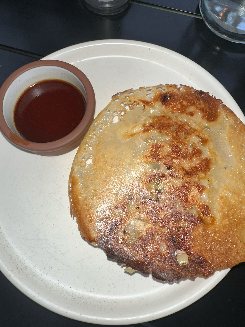 Foie gras and pork gyoza served at Itoko.