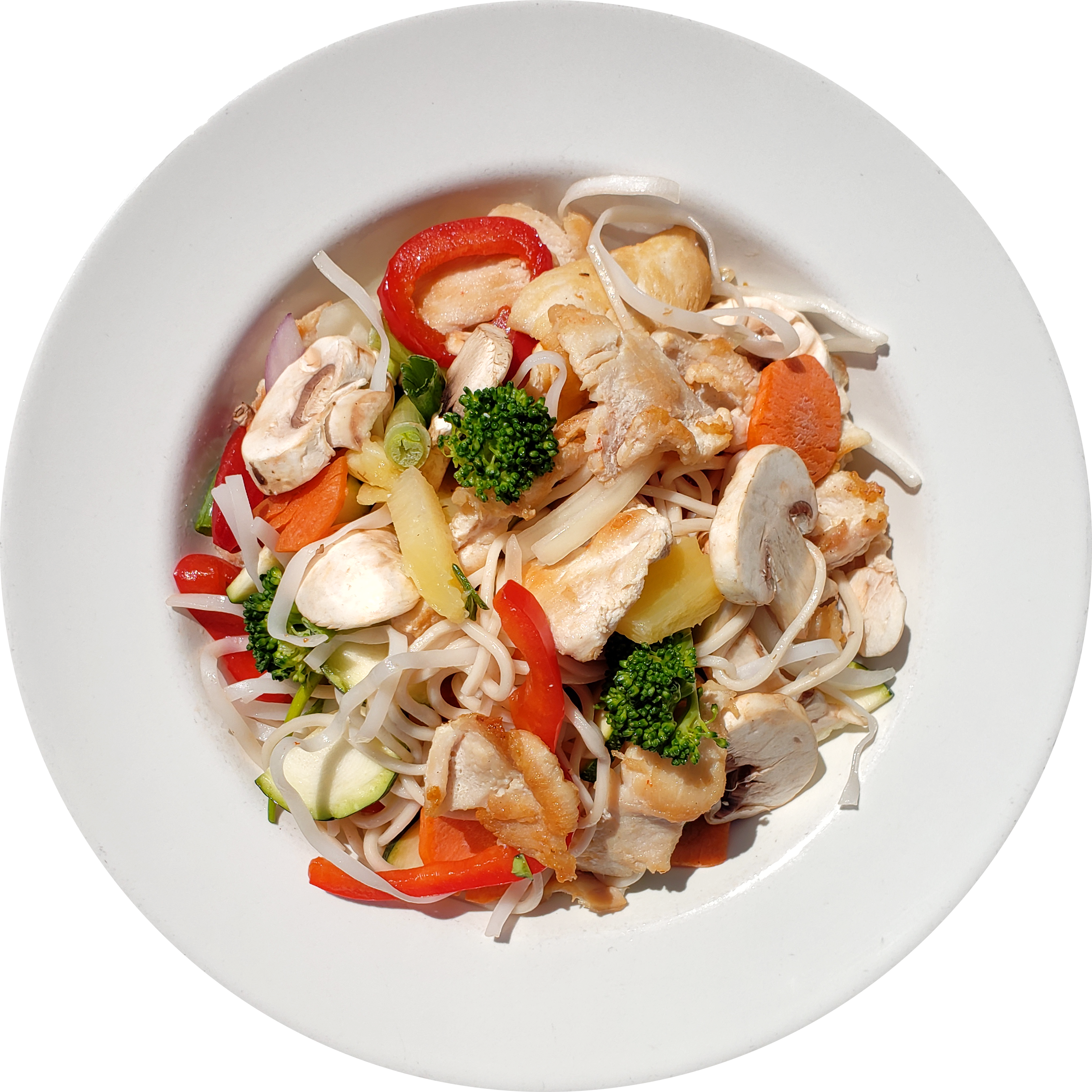 Arranged Food and Objects