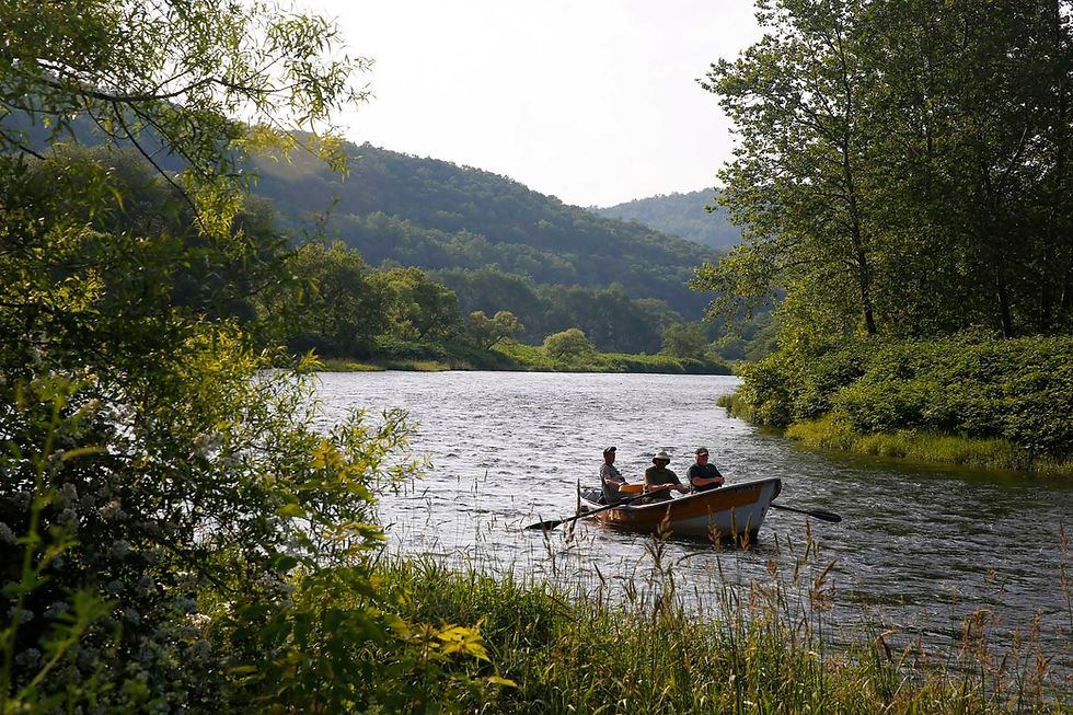 Floating the West Branch of the Del