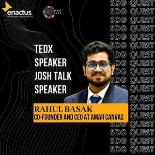 Rahul Basak Invited as a Guest Speaker at Enactus, BVCOE