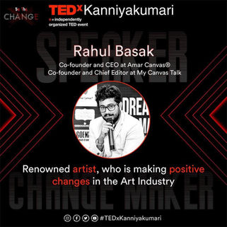 Rahul Basak Receives His 3rd TEDx Invitation.