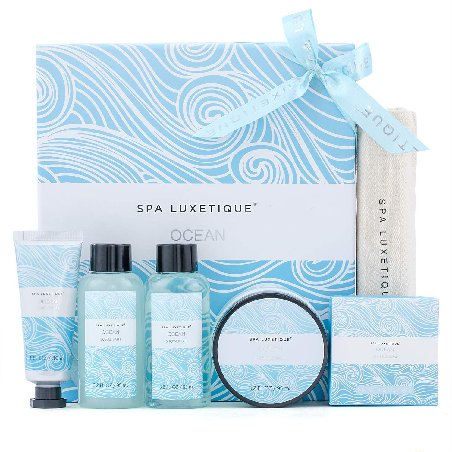 Spa Luxetique Spa Gifts For Women 6pc Vanilla Gifts Set For Women With Body Lot