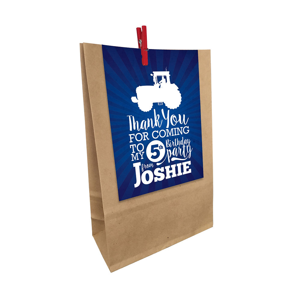 Thumbnail: TRACTOR PARTY BAGS