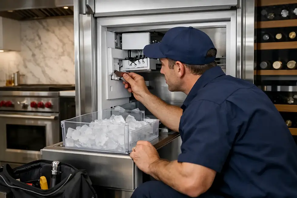 Sub-Zero Ice Maker Repair When Ice Stops