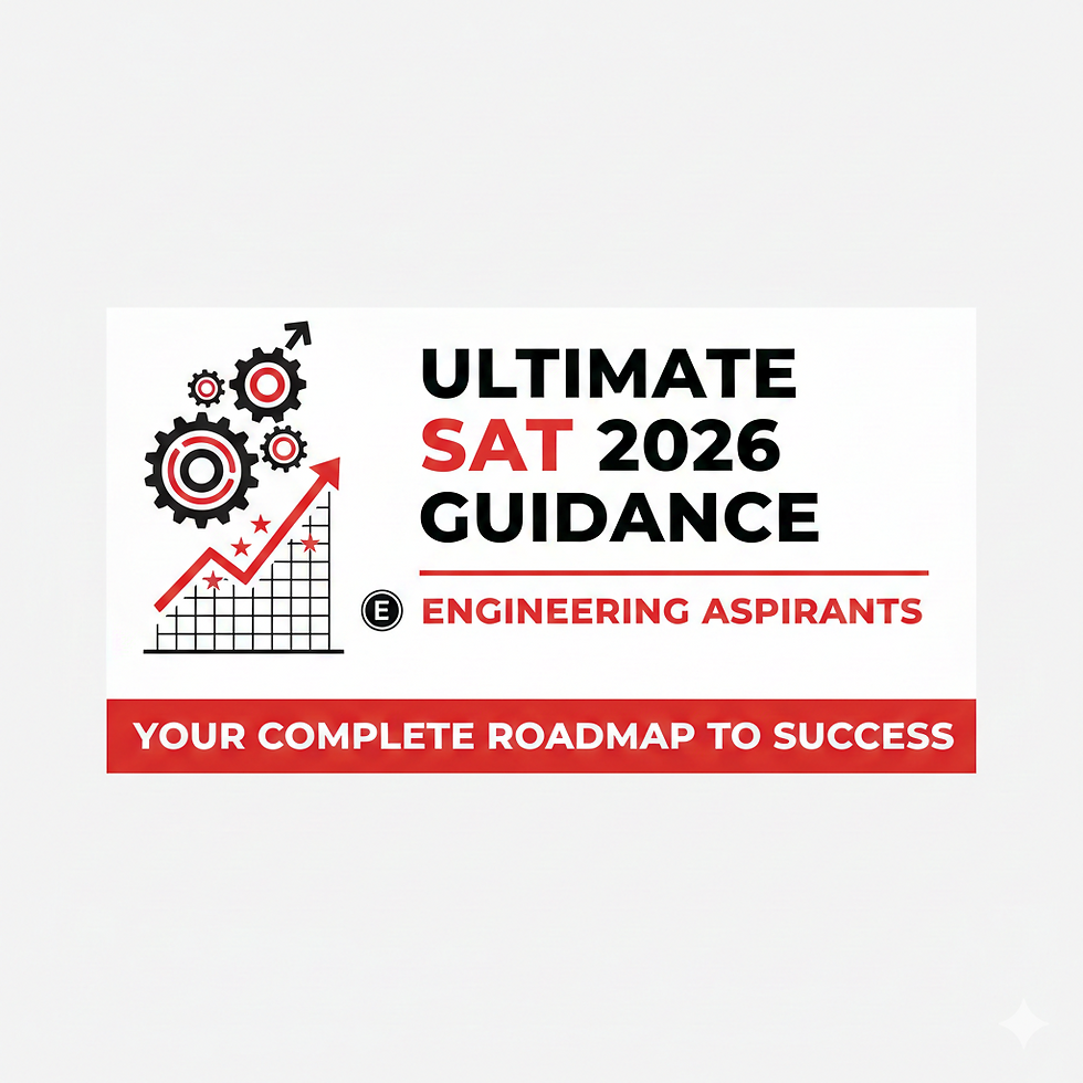 SAT 2026 Guidance for engineering students preparing for digital SAT exam