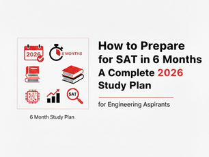 How to prepare for SAT in 6 months study plan for engineering students with digital SAT preparation strategy 2026