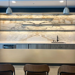 porcelain backsplash bridgework apartments