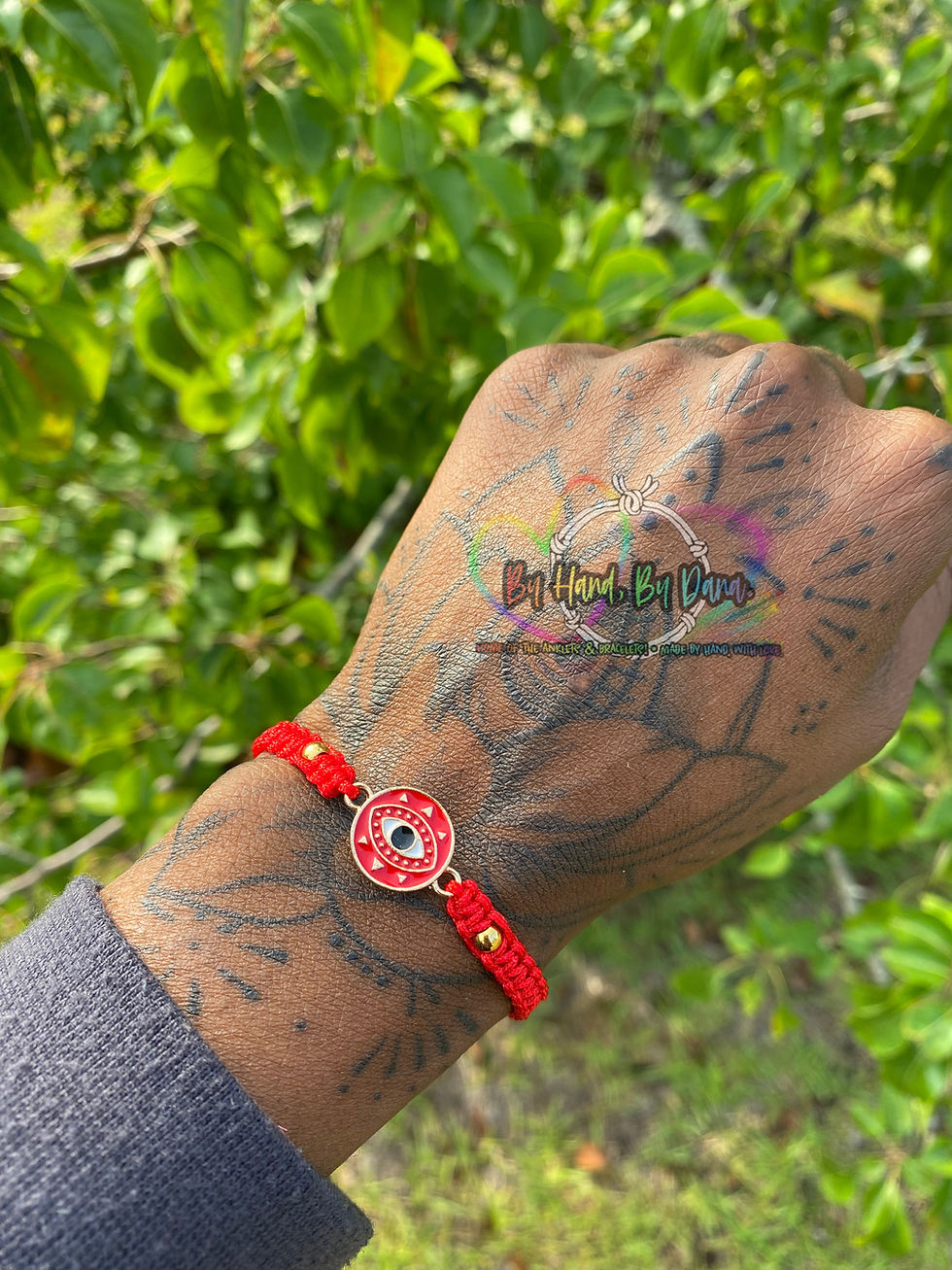 Red Evil Eye • Connector Bracelet